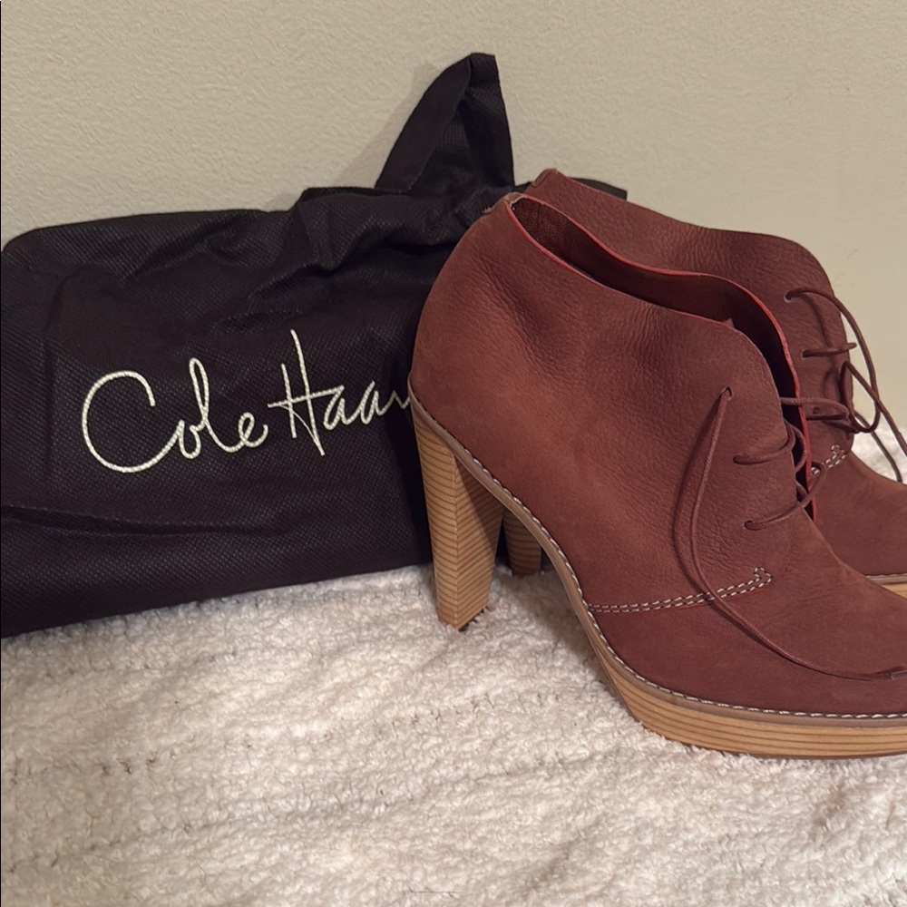 Cole Haan Women's Brown Ankle Boots